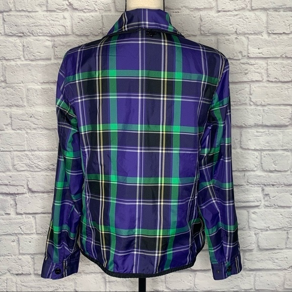 Lauren Ralph Lauren Active Plaid Full Zip Jacket - Picture 6 of 13